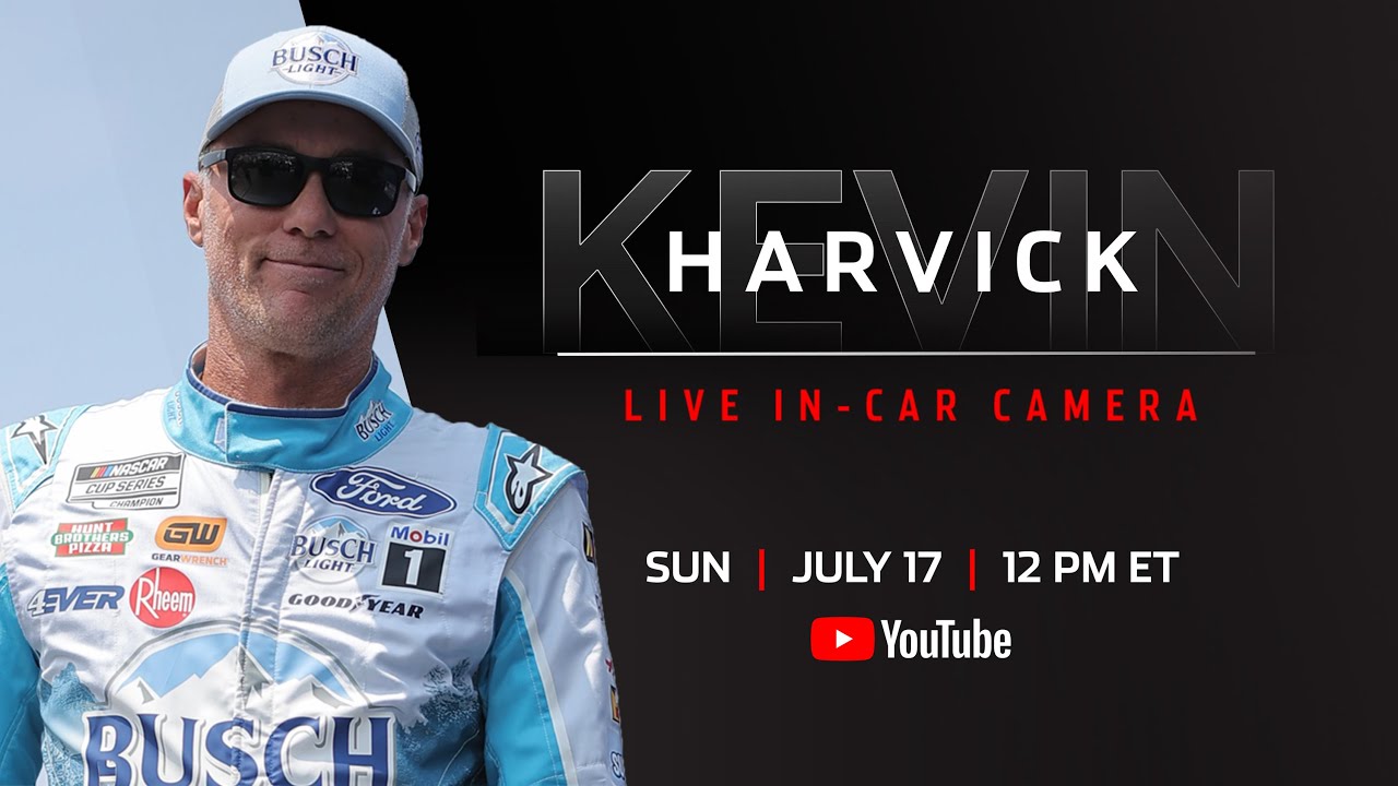 Live Kevin Harvick In-Car Camera at New Hampshire Motor Speedway