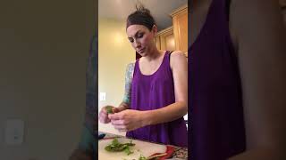Bearded Dragon veggie prep