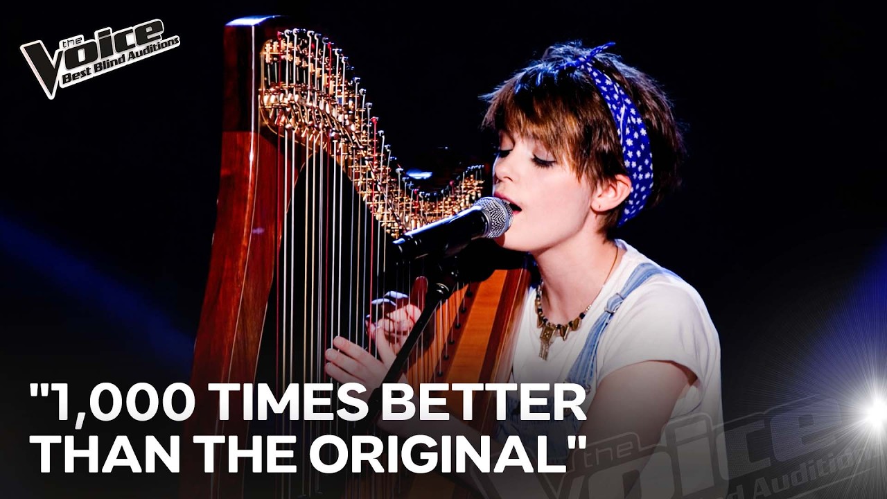 17-Year-Old SHOCKS the Coaches with a Harp | Best Blind Auditions