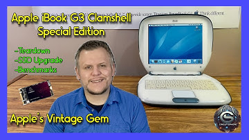 Apple iBook G3 Clamshell SE: Teardown, SSD Upgrade, and Performance Benchmarks