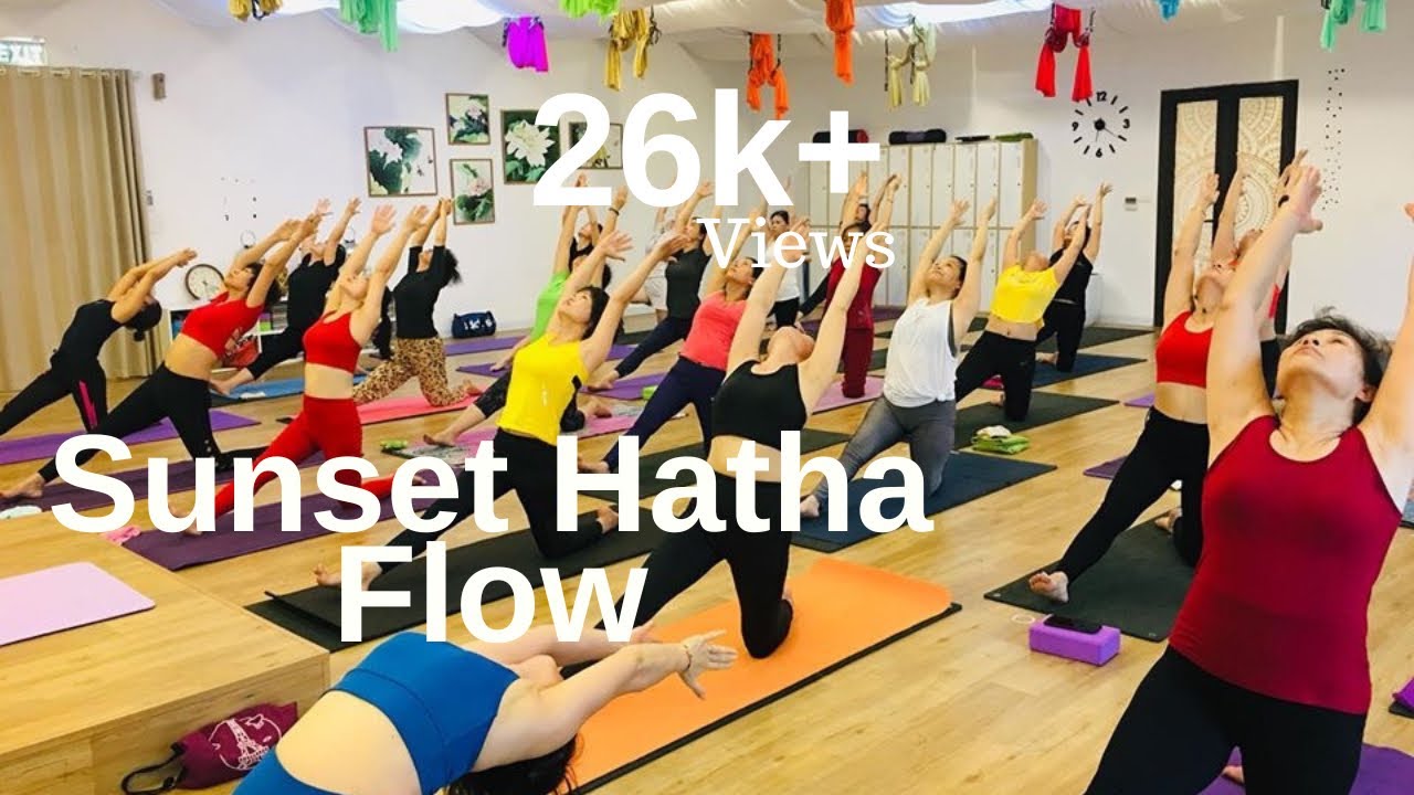 Хатха-флоу на закате | Идеальный вечерний класс йоги | Анмол Сингх | Шивома Йога и танцы