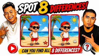 Spot 8 Differences.  Normal Difficulty. 🔎🔎🔎🔎🔎🔎🔎🔎