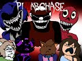 Four Nerds get Chased By Pillers - Roblox Piller Chase (And Spooky's Jumpscare Mansion)
