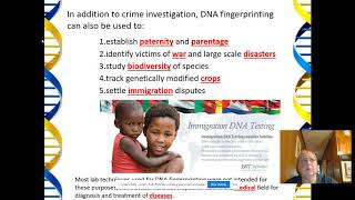 DNA Fingerprinting Session Part 1