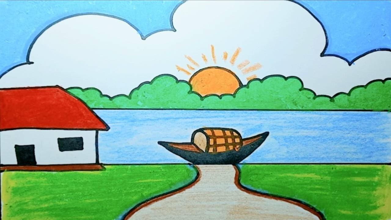 Koushole Drisso aka shikhun 🌳🏠 Learn to draw scenes with technique