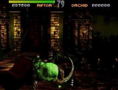 [ARCADE] Killer Instinct - Riptor eats Orchid