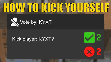 How to kick yourself in CS2?