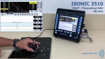 ISONIC 3510 / PAUT - Theoretical DAC: dB/mm / Inspection of Composites / Tutorial Video