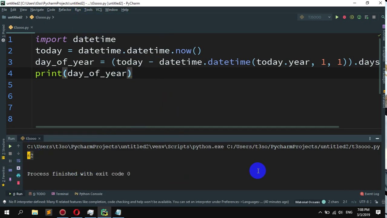 How To Convert Year Month Day To Day Of Year In Python YouTube