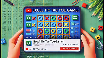Excel Tic Tac Toe Game - Play & Learn | Excel VBA Game Tutorial