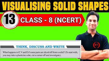 THINK, DISCUSS AND WRITE pg.no.166 Chapter 10 : Visualising Solid Shapes NCERT Class 8 Maths