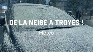 De la neige à Troyes !