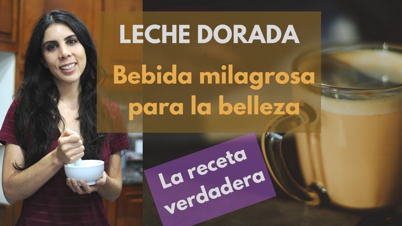 Receta de leche dorada para desinflamar y aliviar dolencias