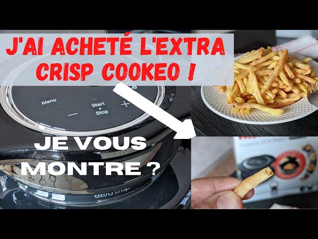 Moulinex Extra Crisp Couvercle Cookeo EZ150800 test frites poulet