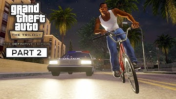 GTA SAN ANDREAS DEFINITIVE EDITION Gameplay Walkthrough - Part 2 - No Commentary