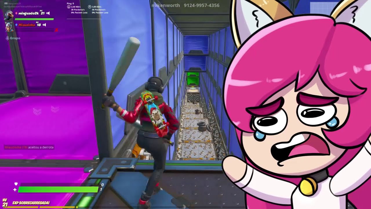 MINGUADO PARKOUR IMPOSSÍVEL NO FORTNITE