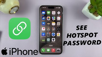 How To Find Hotspot Password On iPhone