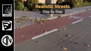 Lumion 2023 - How To Create Realistic Streets With SketchUp