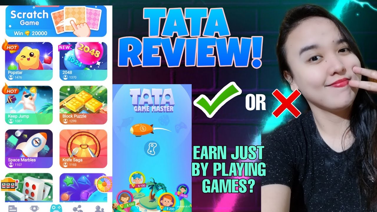 Earn money online by play TATA Games