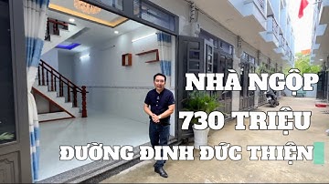 Tìm Đâu Xa Nhà Ngay Chợ Bình Chánh, Kế Bên KCN Cầu Tràm Đường Đinh Đức Thiện Đúng Giá 730 Triệu