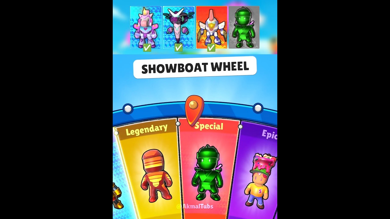 New Special Mythic Skins Wheel Spin Stumble Guys 0.90 New Update 🔥