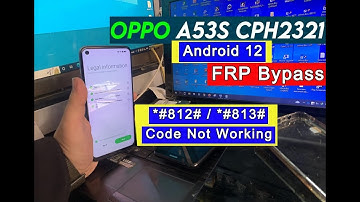 OPPO A53s (CPH2321) Android 12 FRP Bypass || All OPPO/Realme Android 12 FRP Bypass Without PC 2023