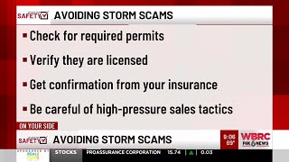 On Your Side Safety Check: Avoiding storm scams