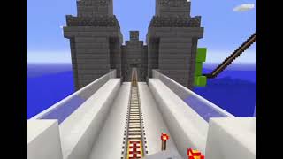 Minecraft Server Roller Coaster Test (not fully done+reuploded from my pc profile) #minecraft #edit