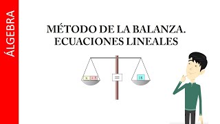 Balance method for linear equations.