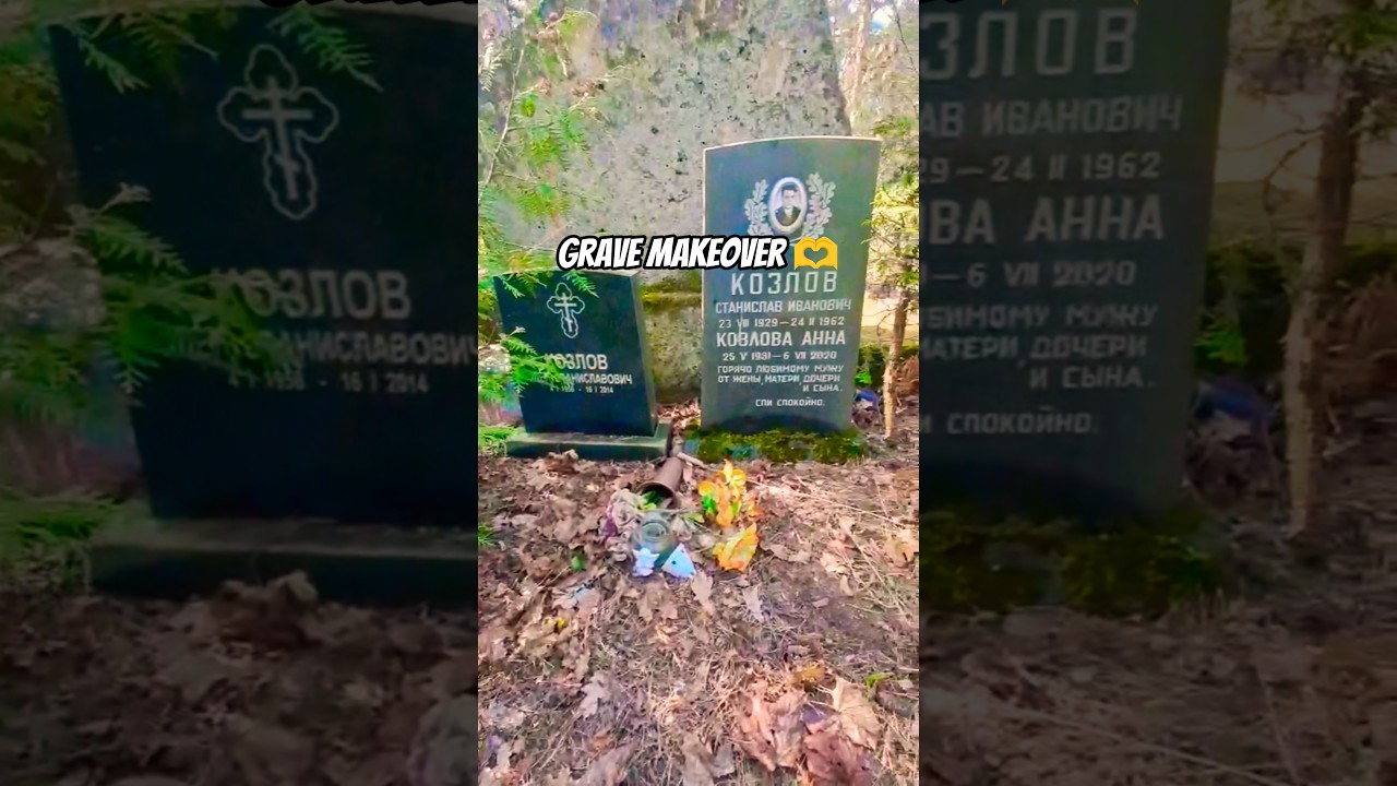From Forgotten to Dignified 🌿✨ Grave Makeover 