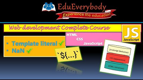 🔴Template literals (Template strings) in ES6 in JavaScript in Hindi in 2023 | JavaScript Tutorial