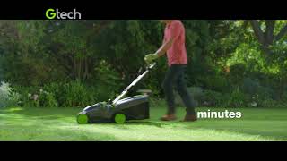 Gtech Cordless Lawnmower Clm001 Tv Advert 60 Seconds