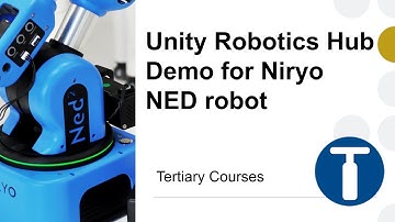 Unity Robotics Hub Demo for Niryo NED robot