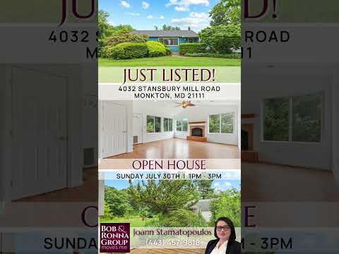 4032 Stansbury Mill Road, Monkton, MD home video tour
