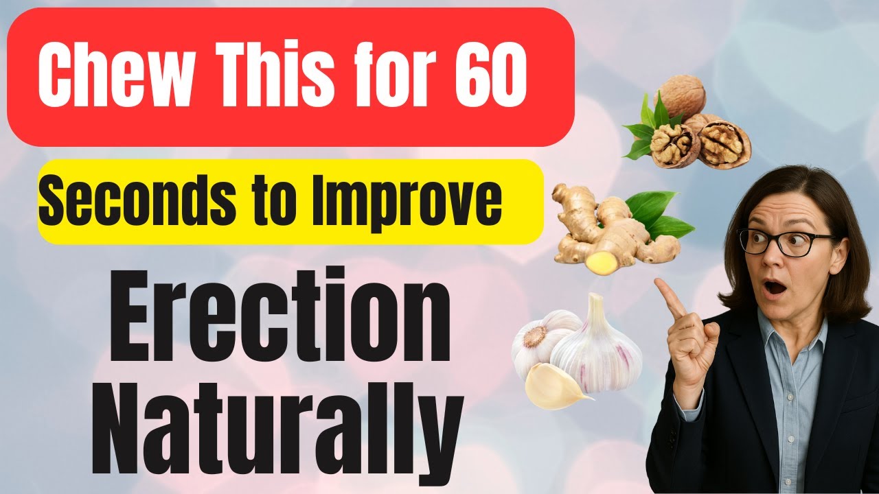 Older Men! Chew This for 60 Seconds to Restore Erection Naturally - Men's Health