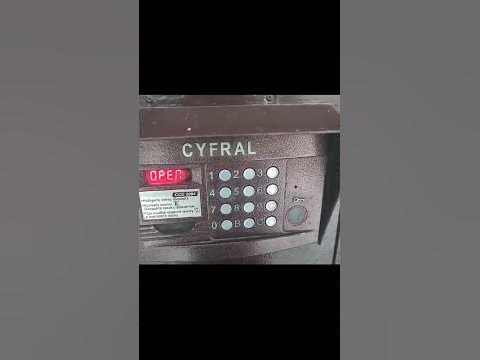 Домофон CYFRAL (цифрал) звук набора номера + звук открытия #домофон # ...