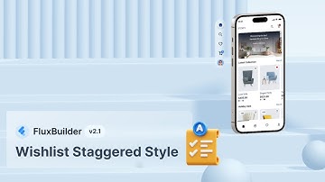 New Staggered UI Wishlist (Flutter E-Commerce App)