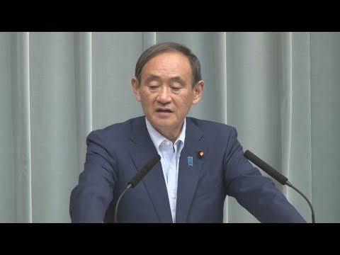 「抗議せず分析」と菅官房長官 北朝鮮が地対艦巡航ミサイル発射