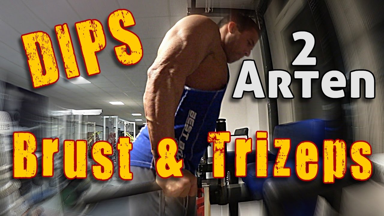 Brust & Trizeps DipVarianten korrekte Ausführung YouTube