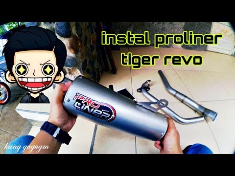 Instal kenalpot proliner tiger revo