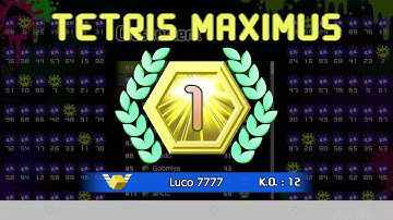 TETRIS MAXIMUS 6 KILL IN 30 SEC | Tetris 99 Splatoon event