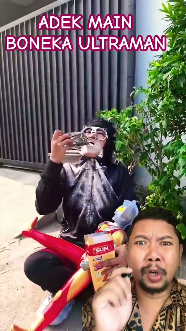 ADIK MAEN BONEKA ULTRAMEN!!!? #comedy #komedi #lucu #funny #ngakak