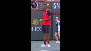 Kyrgios serving up sass and aces at the 2022 Indian Wells. 🎾