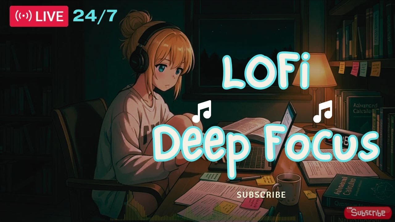 Overthinking? Deep Lofi Hip-hop Radio 🎷 24/7 Focus Mode