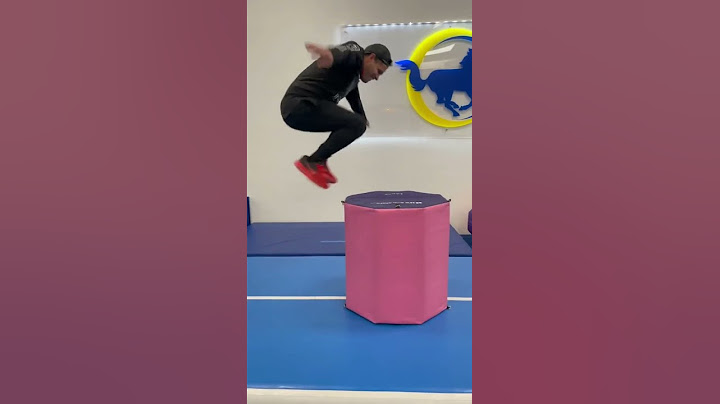 Barrel Box Jump Challenge! #cheer #challenge