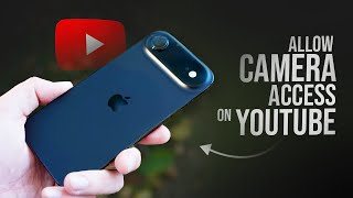 How to Allow Camera Access on Youtube on iPhone (tutorial)