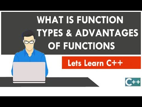 What are function , its advantages, types and example in C++ - YouTube