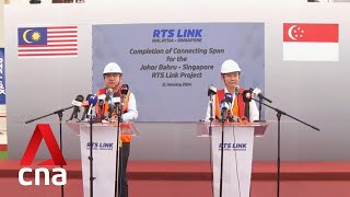 Singaporemalaysia Ties Rts Link Light Rail Works 65 Complete