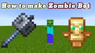 How to make Zombie bot for Mace Practice | #trending