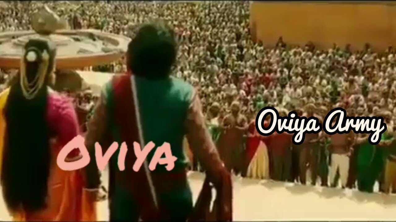 Oviya elimination being like..  Oviya Army Reaction..